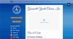 Desktop Screenshot of gainesvilleyouthchorus.com